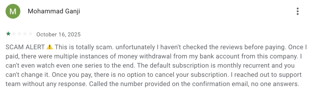 My drama app scam review